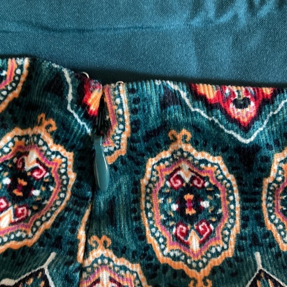 LOFT 4 Corduroy skirt geometric lined - Picture 8 of 10